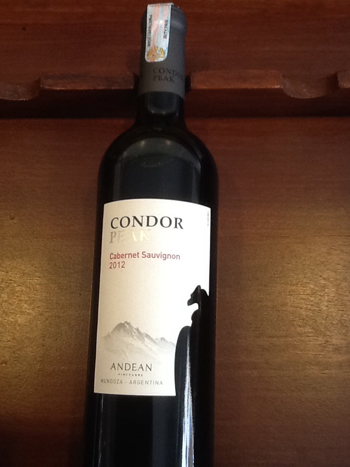 Condor Peak Cabernet Sauvignon 2012