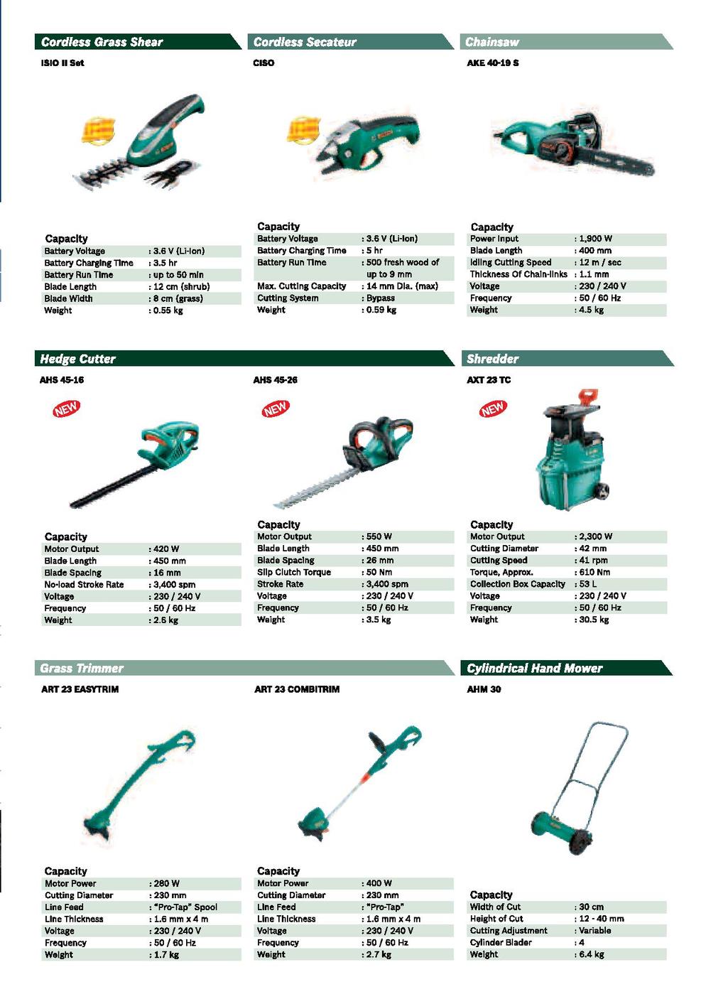 Bosch power tools product catalogue light 2013 2014 MY en page 015