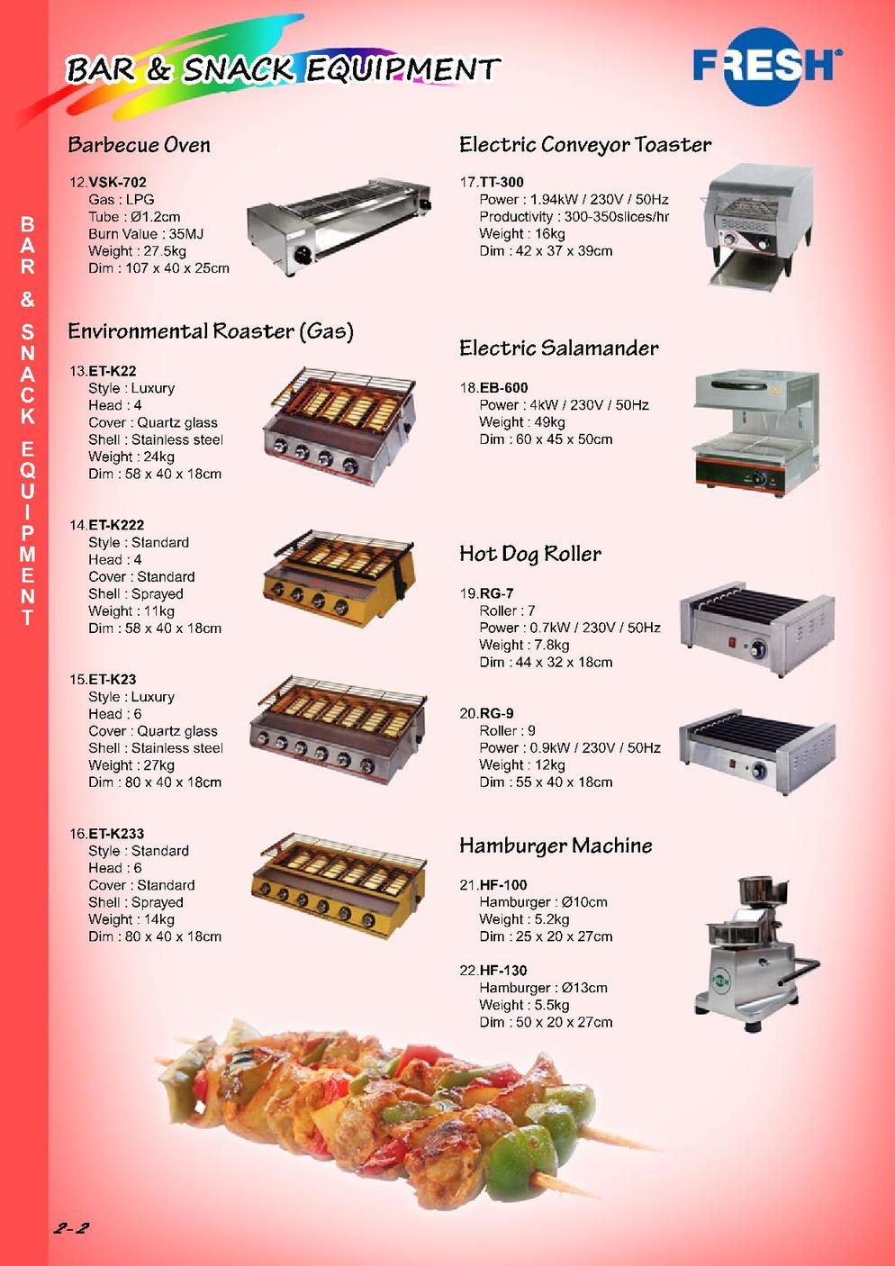 FOOD PROCEESING EQUIPMENT