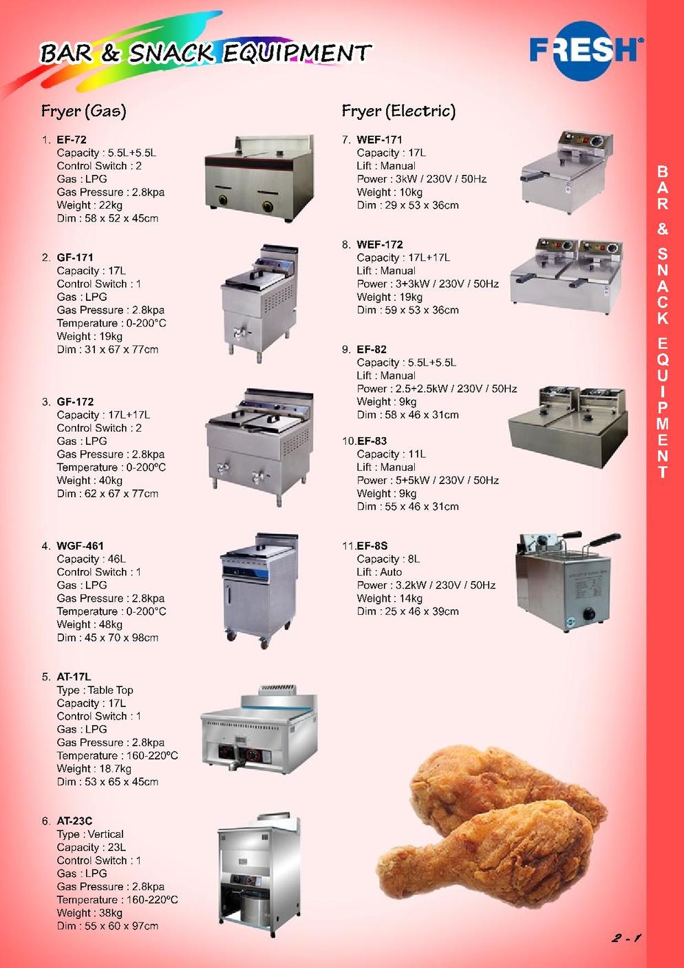 FOOD PROCESSING EQUIPMENT