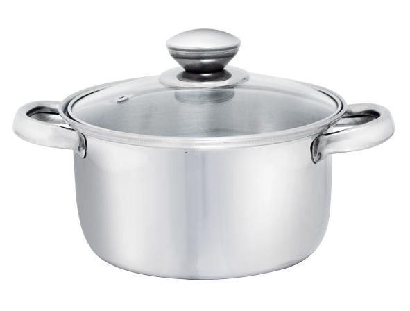 24cm Saucepot with Glass Lid