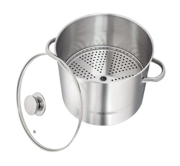 12qt stockpot w steamer plate