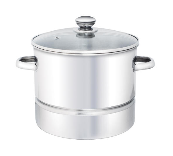 12qt stockpot w steamer plate