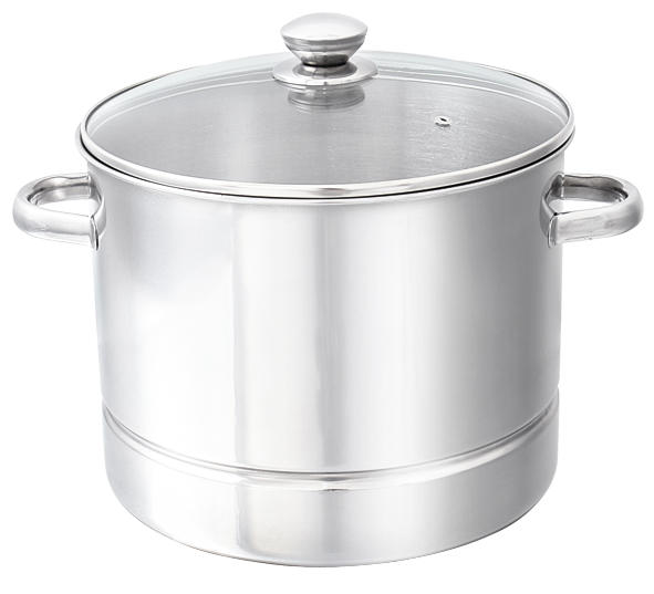 16QT Stockpot with steaming plate