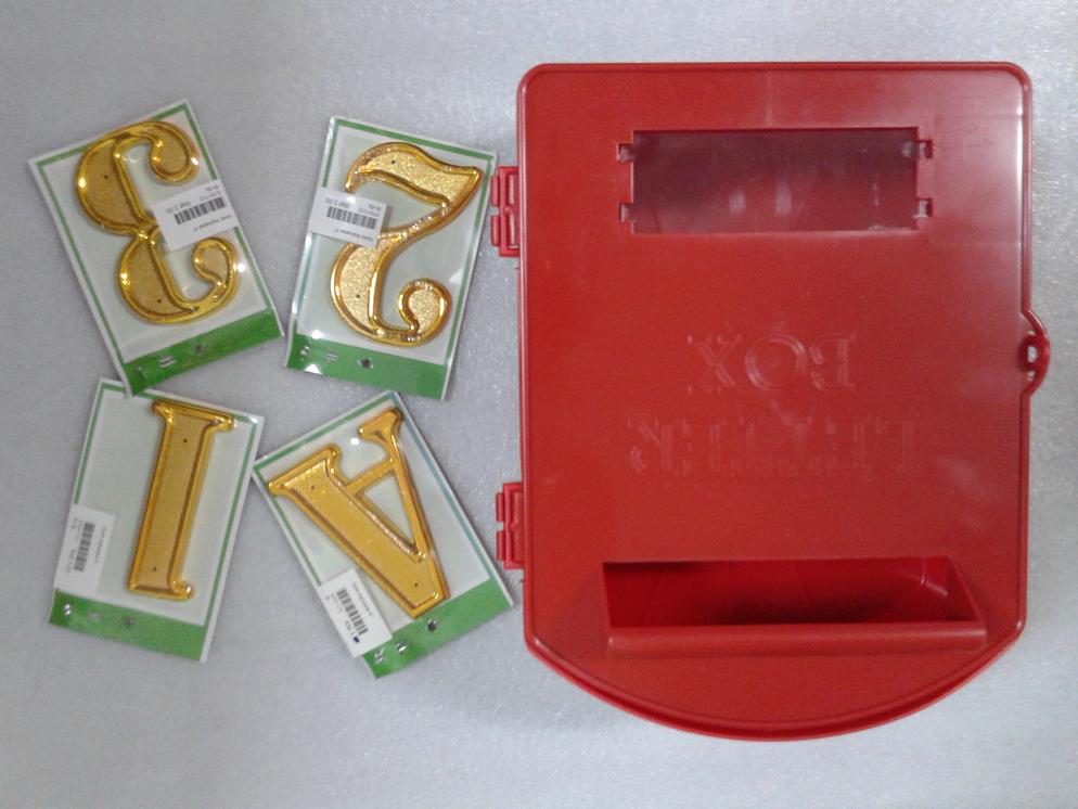 Aphabet/PVC Letter Box☆diy-hardware-shop.com