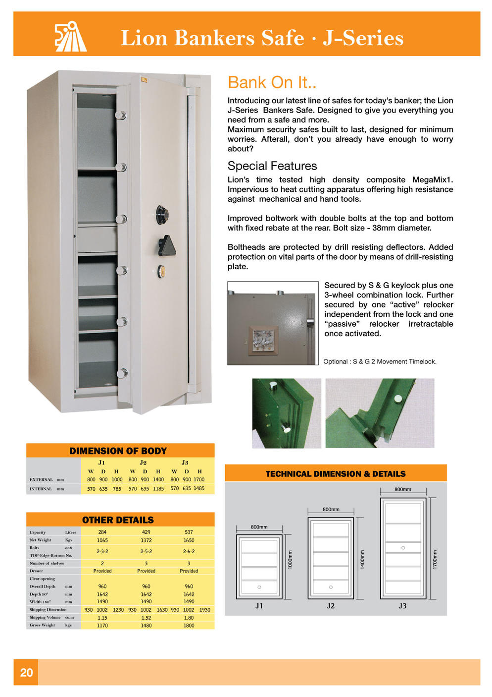 LION Banker Safe J Series 