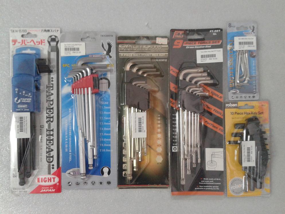 Torx/Allen Key Set☆diy-hardware-shop.com