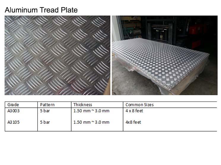 2 Aluminium Tread Plate