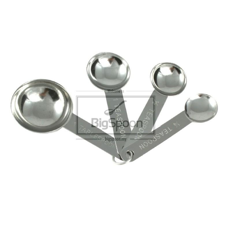 MEASURING SPOON STAINLESS STEEL 4 PCS SET