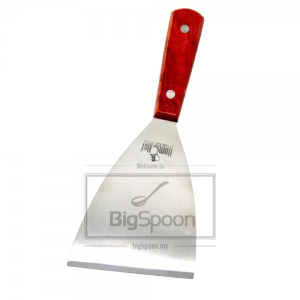 SCRAPER STAINLESS STEEL WOODEN HANDLE