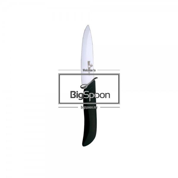 CERAMIC KNIFE WITH RUBBERIZED GRIP