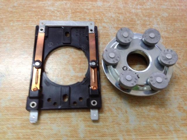 Starter switch , 1 set 2 pcs ( inside motor head of scrubbing machine)