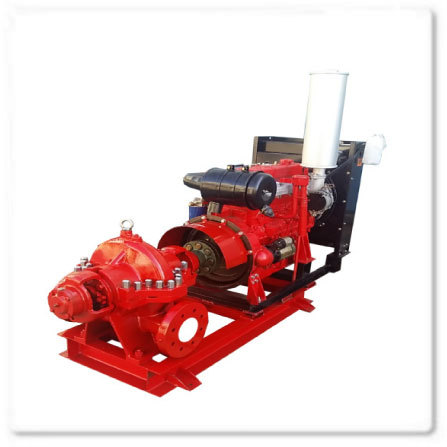 Split Casing Pump with Diesel Engine