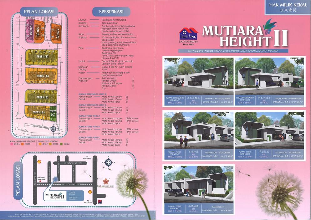 Mutiara Height II, Sg Karang Darat.