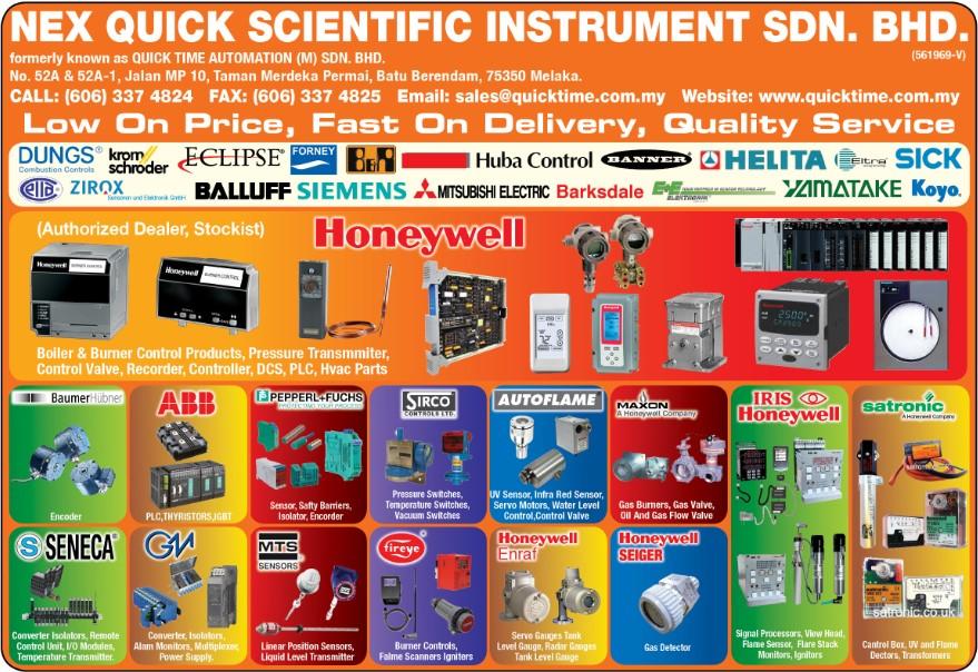 NEX QUICK SCIENTIFIC INSTRUMENT SDN. BHD._SP20/21_Ads_Electric Supplies - Wholesaler & Manufacturers