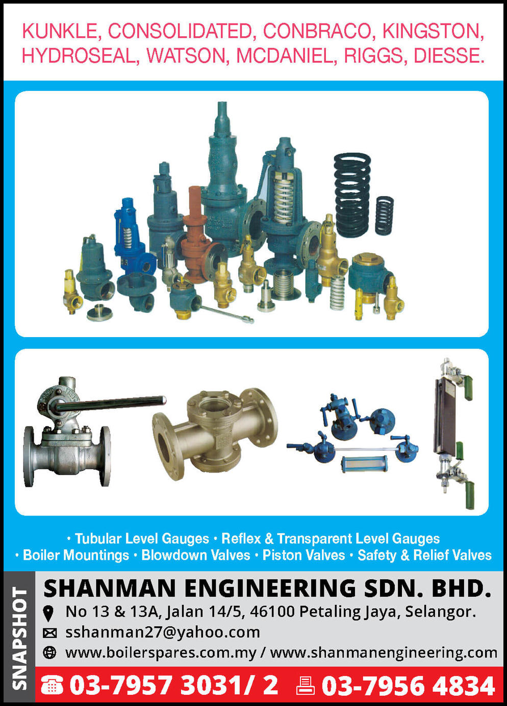 Shanman Valves