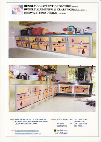 Aluminium Kitchen cabinet 1