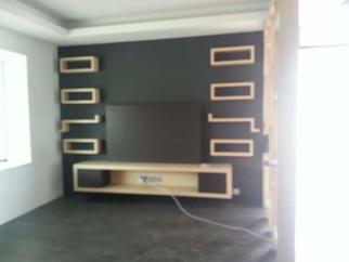 TV Cabinet + Backdrop