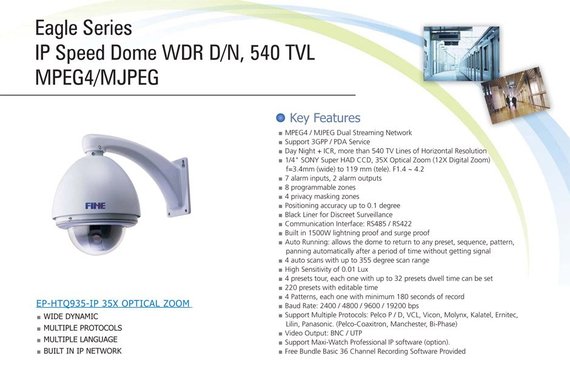 Eagle Series-IP Speed Dome