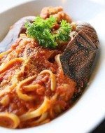 Slipper Lobster with Fresh Oregano & Fettuccini in Rich Tomato Sauce