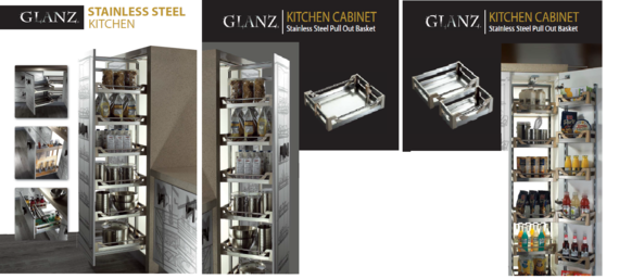 Kitchen Pull Out Series (Stainless Steel)