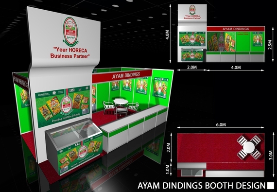 Ayam Dinding Booth