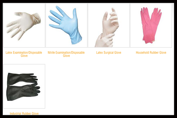 Latex & Rubber Gloves