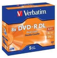 43596 DVD-R DL 8.5GB 8X 5PK JC_1280400921595