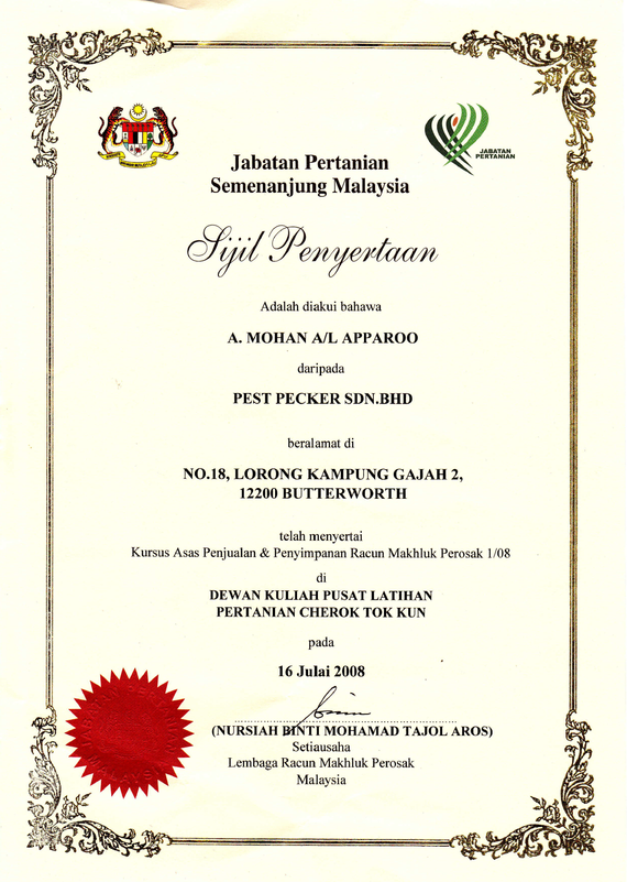 Galleries - Pest Pecker Sdn. Bhd.