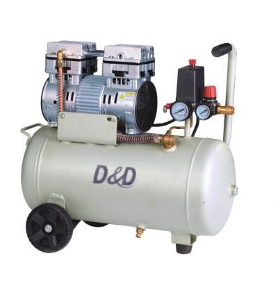 D&D Silent Oilfree Air Compressor 1HP