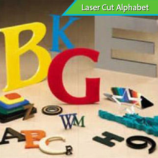 Laser Cut Alphabet