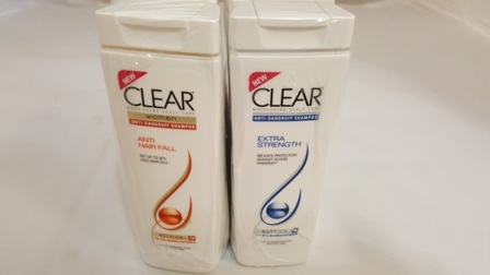 Clear shampoo for women