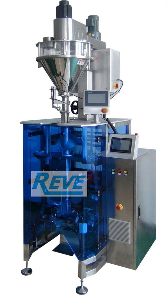 VERTICAL FORM FILL SEAL PACKING MACHINE WITH AUGER FILLER SYSTEM