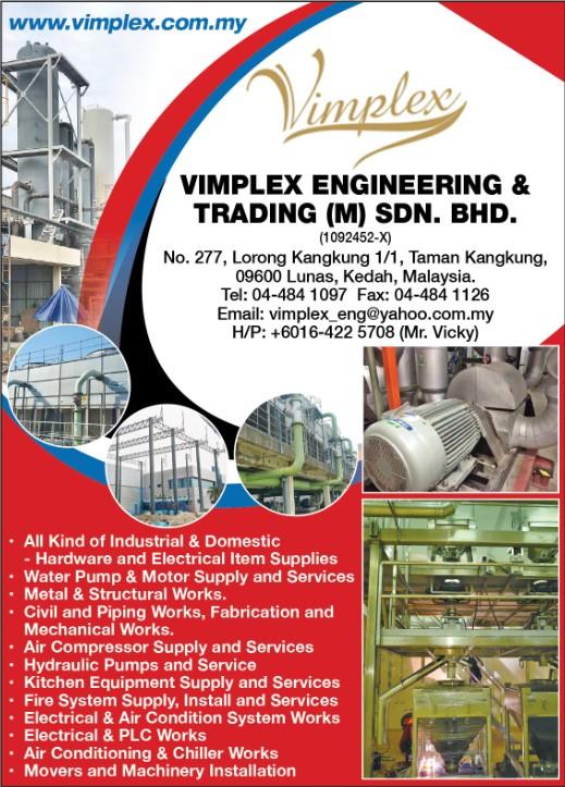VIMPLEX ENGINEERING & TRADING (M) SDN. BHD._SP20/21_Ads_Engineering