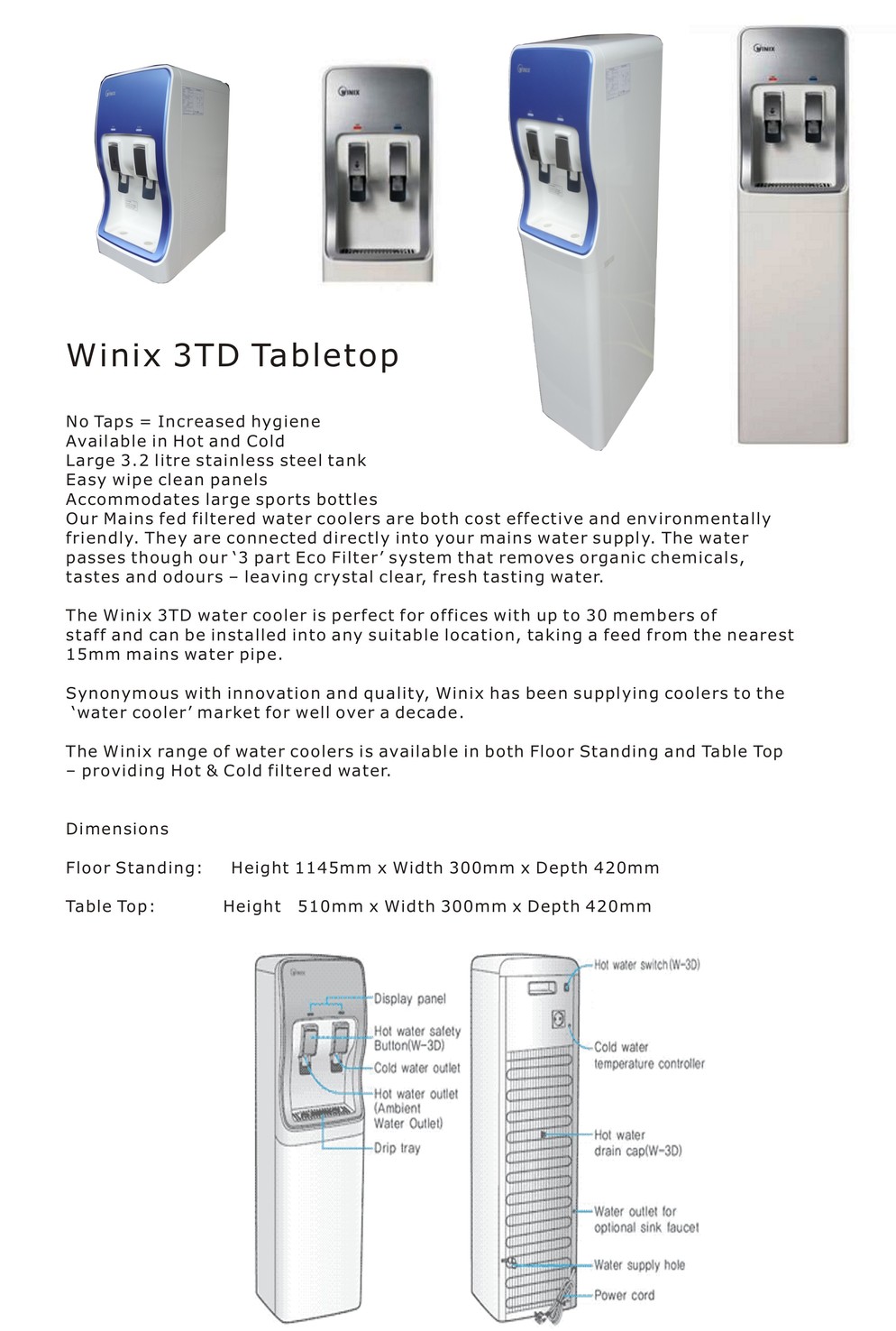 Winix 3TD Tabletop