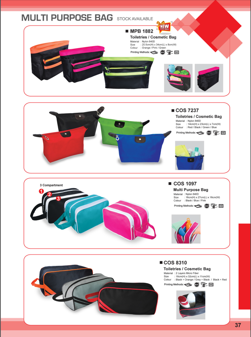 Multi Purpose Bag | page 35 -39