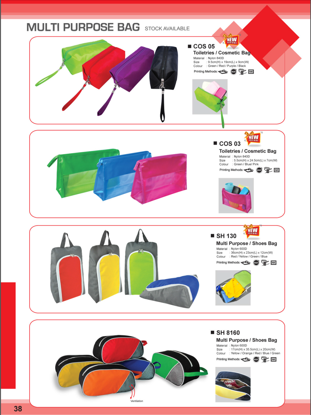 Multi Purpose Bag | page 35 -39