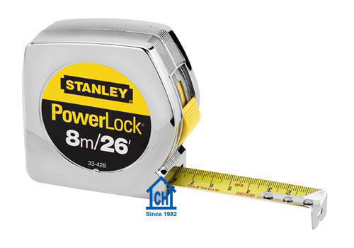 33-428 - 8m/26' x 1" PowerLock® Tape Rule (Metric/English Scale)