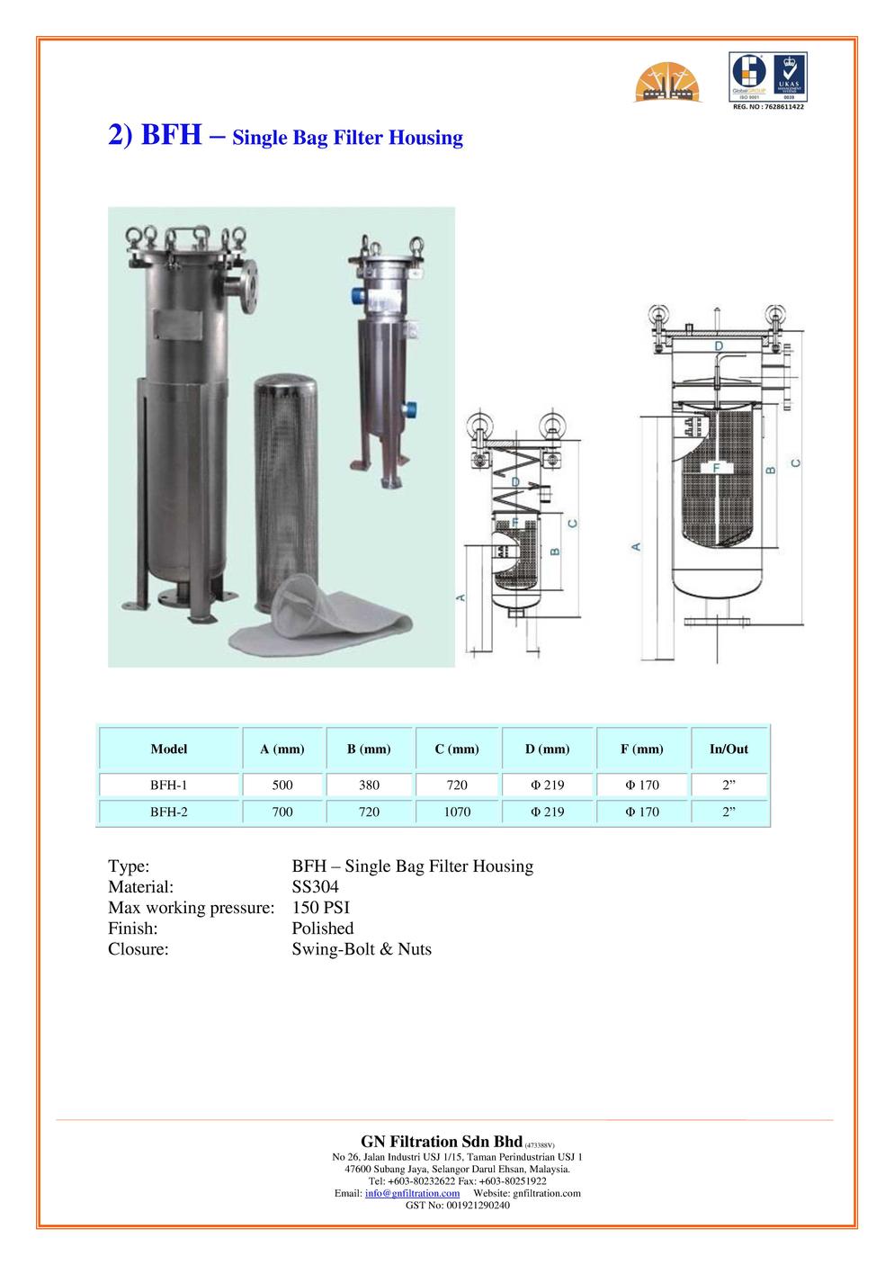 GN FILTER HOUSING