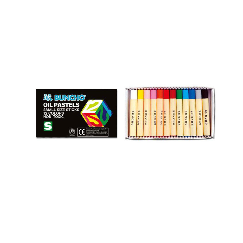 Buncho PS12 12Colour Oil Pastels