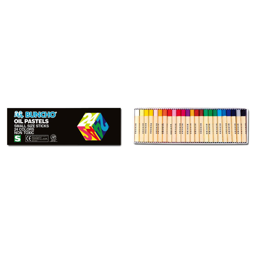 Buncho PS24 24Colour Oil Pastels