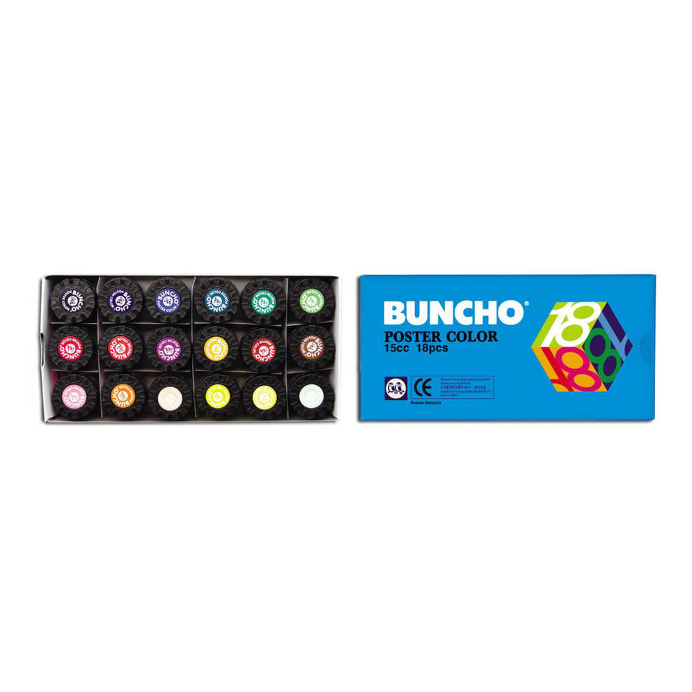 Buncho 2172/18 18colour Poster Colour