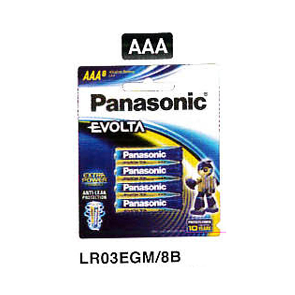 Panasonic LR03EGM/8B AAA Battery