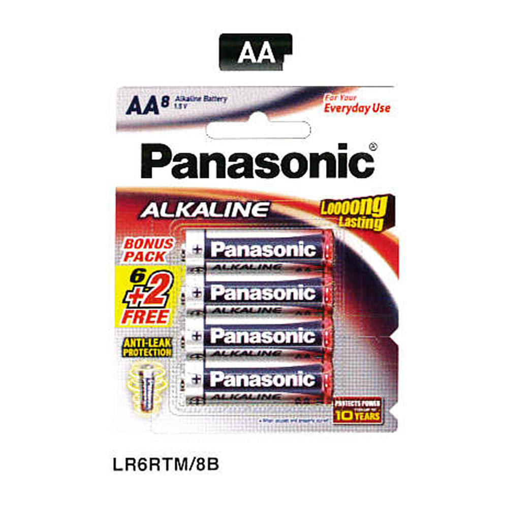 Panasonic LR6RTM/8B AA Battery