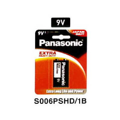 Panasonic S006SHD/1B 9V Battery