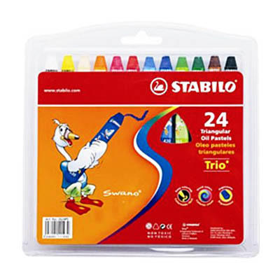 Stabilo 2624PL Triangular Oil Pastel