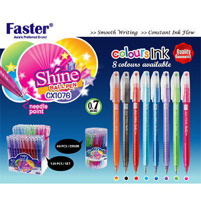CX-1076 Faster Ball Pen (Colours)