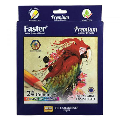 Faster 388-25L 25Colour Premium Colour Pencil