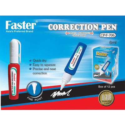 F-706 6ml Faster Correction Pen