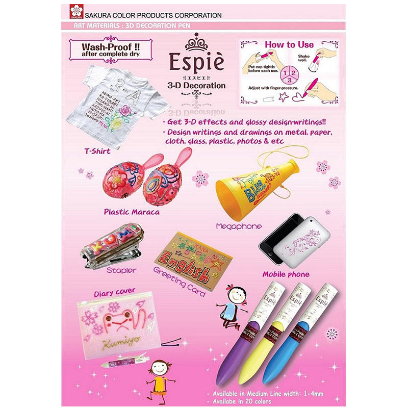 Sakura Espie 3D Decoration Pen